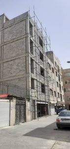 داربست نما فلزی-داربست رنجبر
